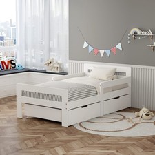 Wooden Single Bed Toddler Kids