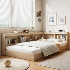 Wooden Storage Bed Frame With