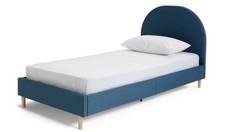 Olivia Single Bed Frame Blue