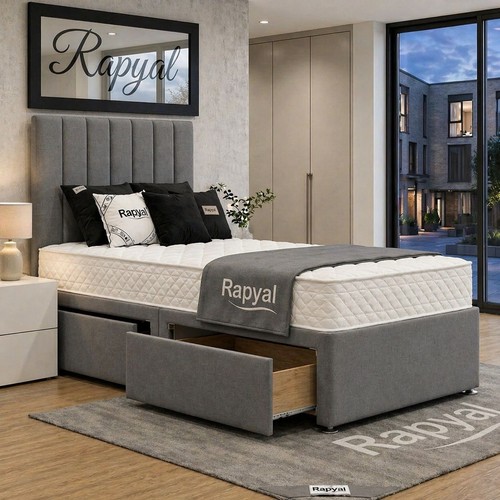 Single divan bed - bed, 3ft