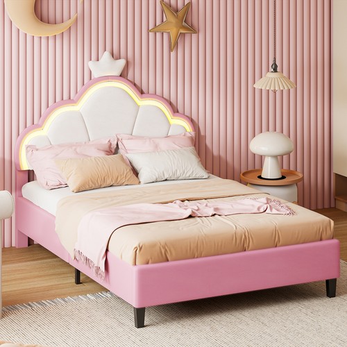Upholstered bed kids - upholstered,