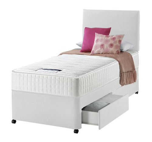 Single divan bed set - set, 3ft