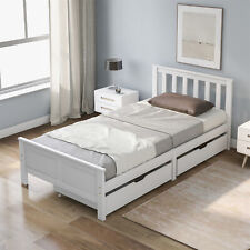 3FT Single Bed Frame White