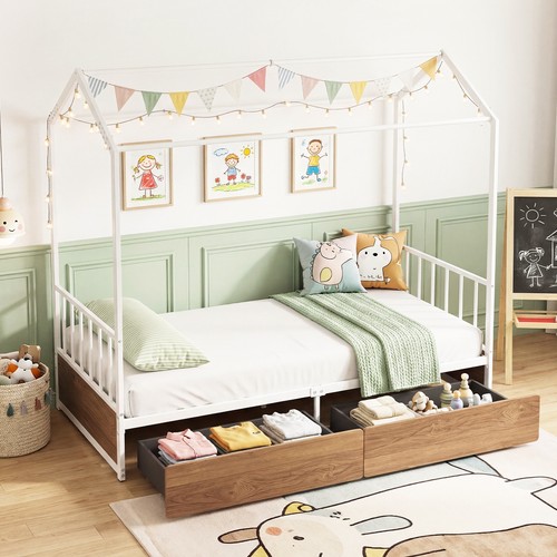 Kids house shaped bed frame - bed,