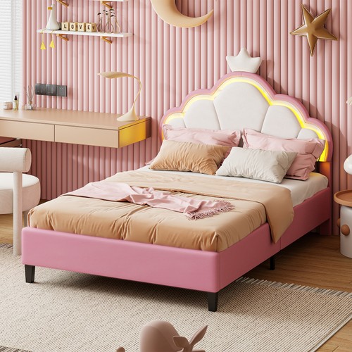 Upholstered single bed kids - upholstered,